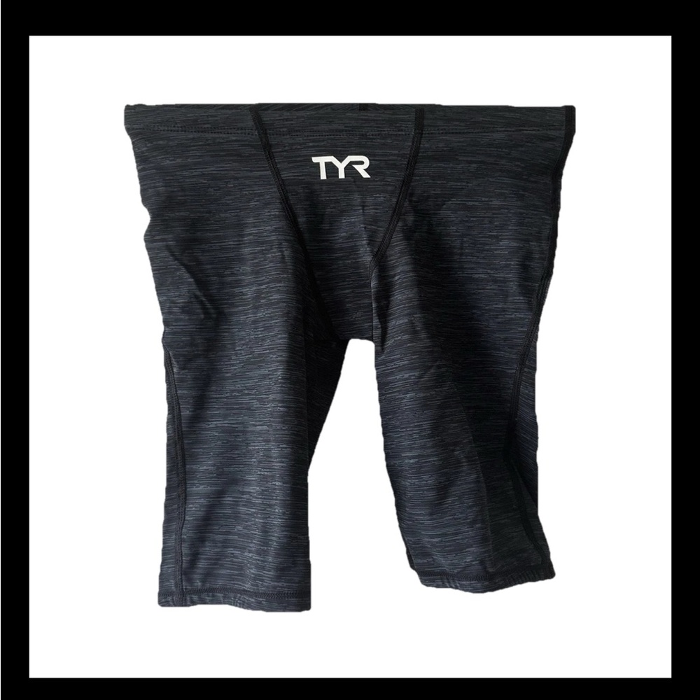 TYR Thresher Baja Men's Competitive Swim Jammer Black Size 28